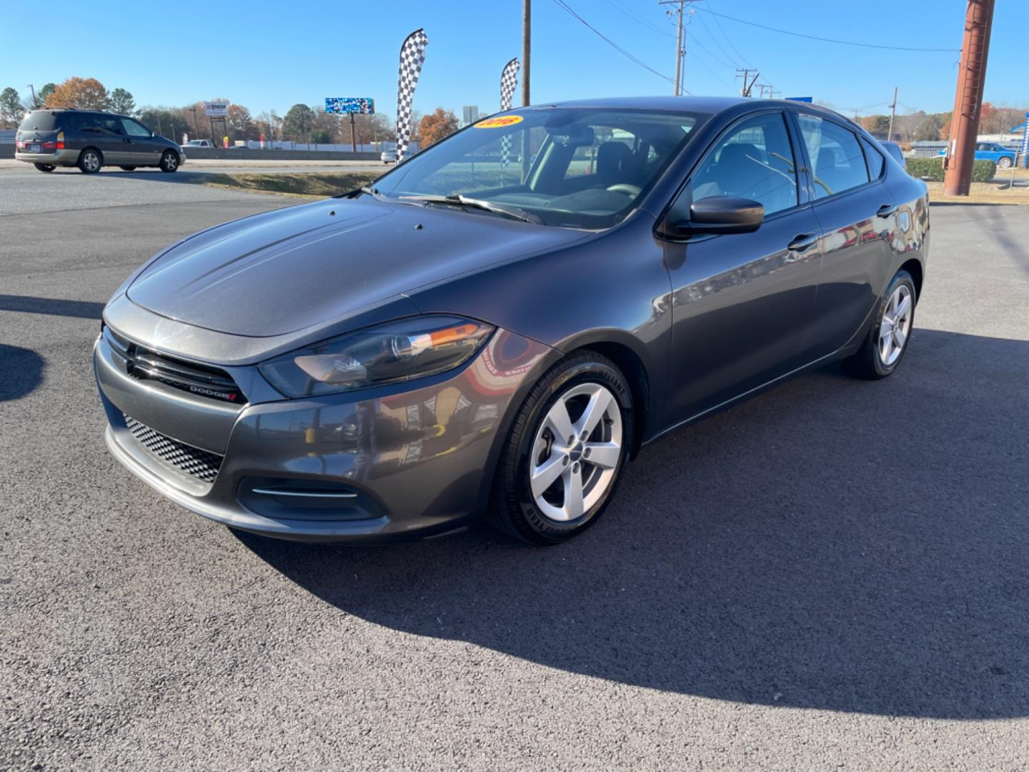 2016 Gray Dodge Dart (1C3CDFBB9GD) with an 4-Cyl MltAr Tgrshrk 2.4L engine, Manual, 6-Spd transmission, located at 8008 Warden Rd, Sherwood, AR, 72120, (501) 801-6100, 34.830078, -92.186684 - Photo#3